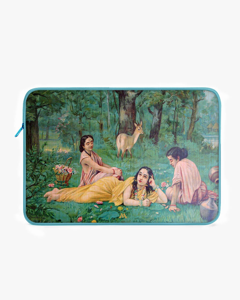 Raja Ravi Verma-Shakuntala MacBook / Laptop-Sleeve Mobile Case by CoverMeUp - Style 47
