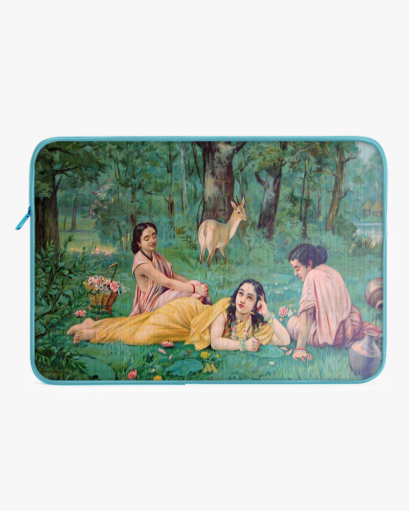 Raja Ravi Verma-Shakuntala MacBook / Laptop-Sleeve Mobile Case by CoverMeUp - Style 54
