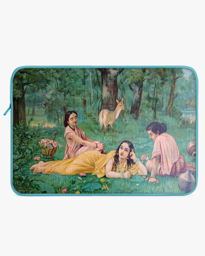 Raja Ravi Verma-Shakuntala MacBook / Laptop-Sleeve Mobile Case by CoverMeUp - Style 8