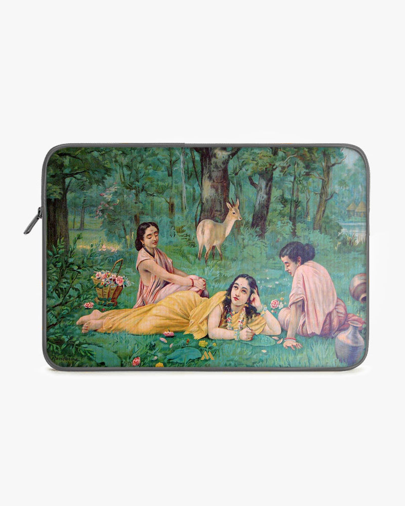 Raja Ravi Verma-Shakuntala MacBook / Laptop-Sleeve Mobile Case by CoverMeUp - Style 10