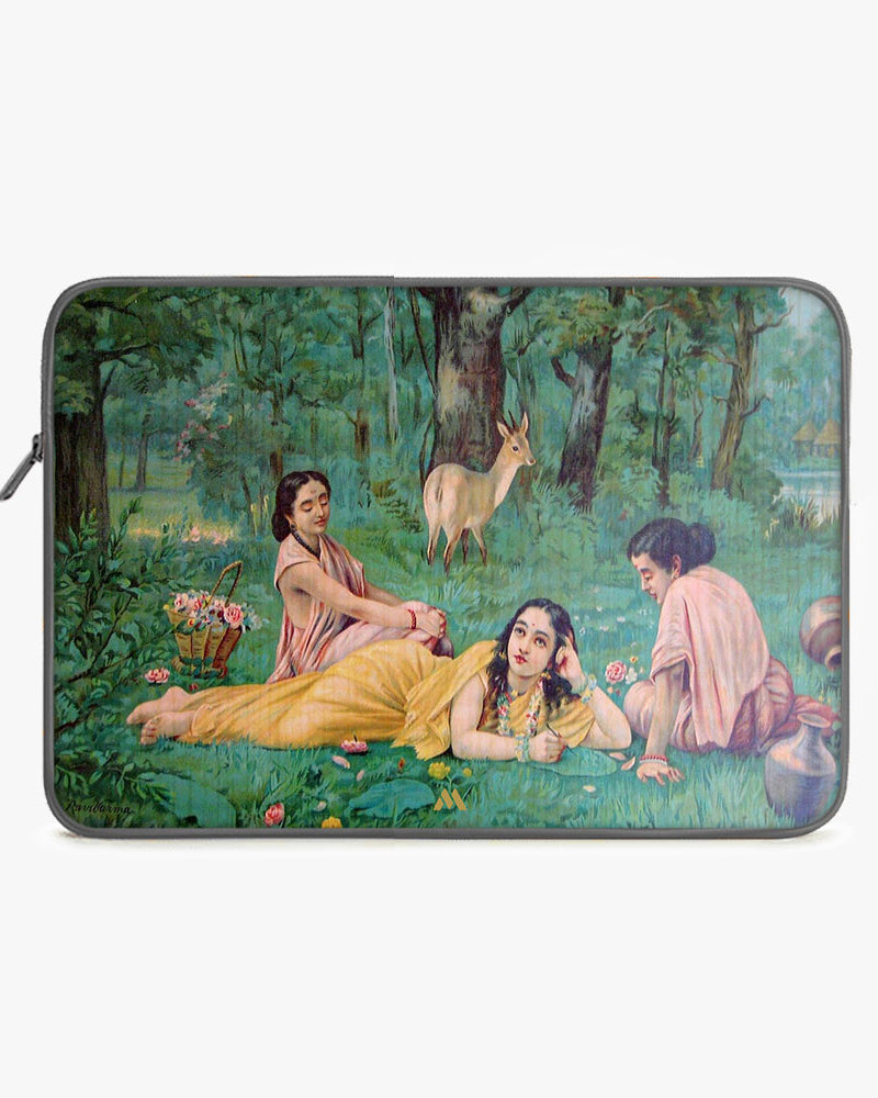 Raja Ravi Verma-Shakuntala MacBook / Laptop-Sleeve Mobile Case by CoverMeUp - Style 12