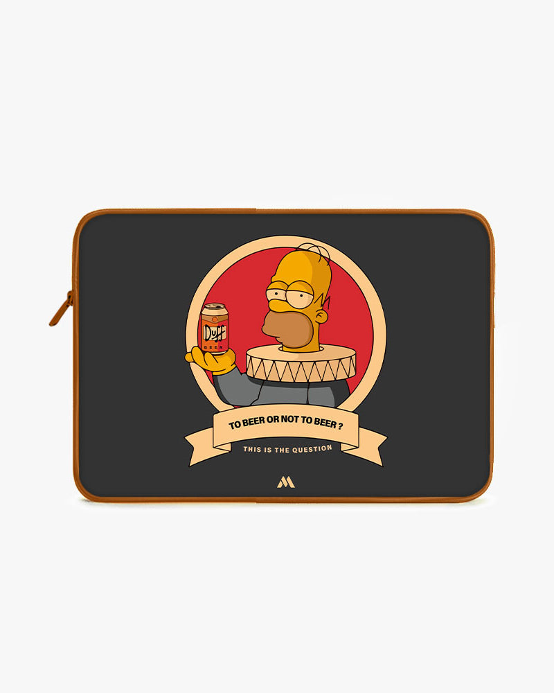 To Beer or Not to Beer MacBook / Laptop-Sleeve Mobile Case by CoverMeUp