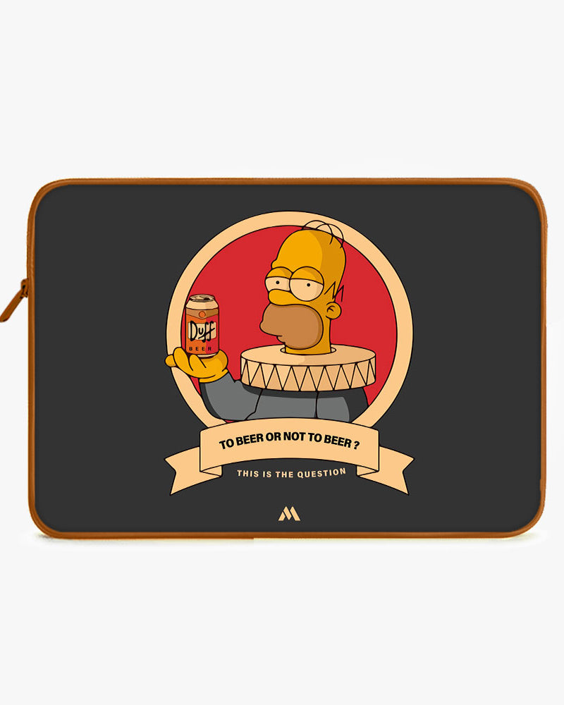 To Beer or Not to Beer MacBook / Laptop-Sleeve Mobile Case by CoverMeUp - Style 4