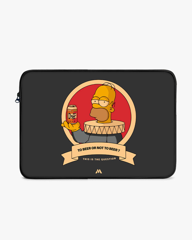 To Beer or Not to Beer MacBook / Laptop-Sleeve Mobile Case by CoverMeUp - Style 6
