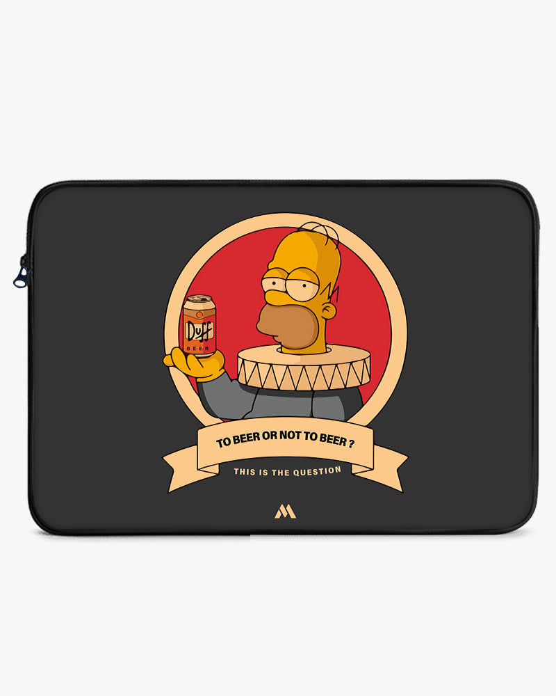 To Beer or Not to Beer MacBook / Laptop-Sleeve Mobile Case by CoverMeUp - Style 8