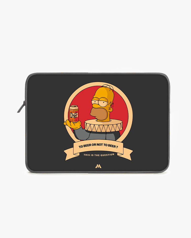 To Beer or Not to Beer MacBook / Laptop-Sleeve Mobile Case by CoverMeUp - Style 9