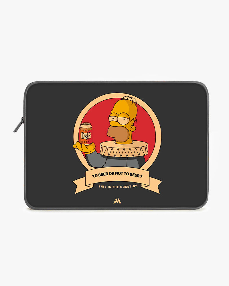 To Beer or Not to Beer MacBook / Laptop-Sleeve Mobile Case by CoverMeUp - Style 10