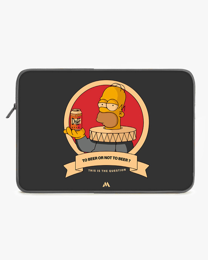 To Beer or Not to Beer MacBook / Laptop-Sleeve Mobile Case by CoverMeUp - Style 11