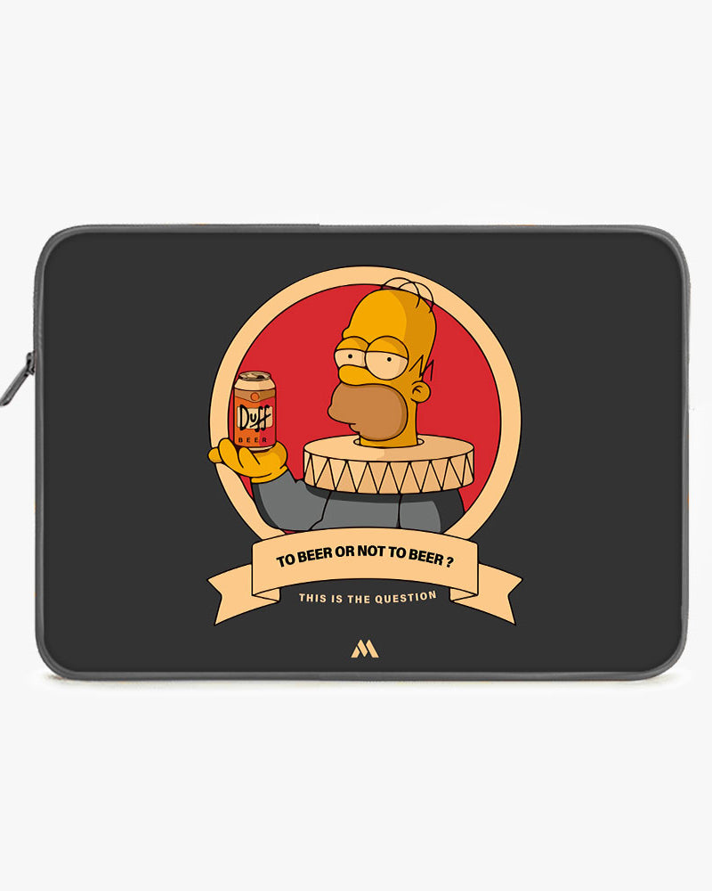 To Beer or Not to Beer MacBook / Laptop-Sleeve Mobile Case by CoverMeUp - Style 89