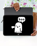 Ghostly Boo MacBook / Laptop-Sleeve Mobile Case by CoverMeUp - Style 11