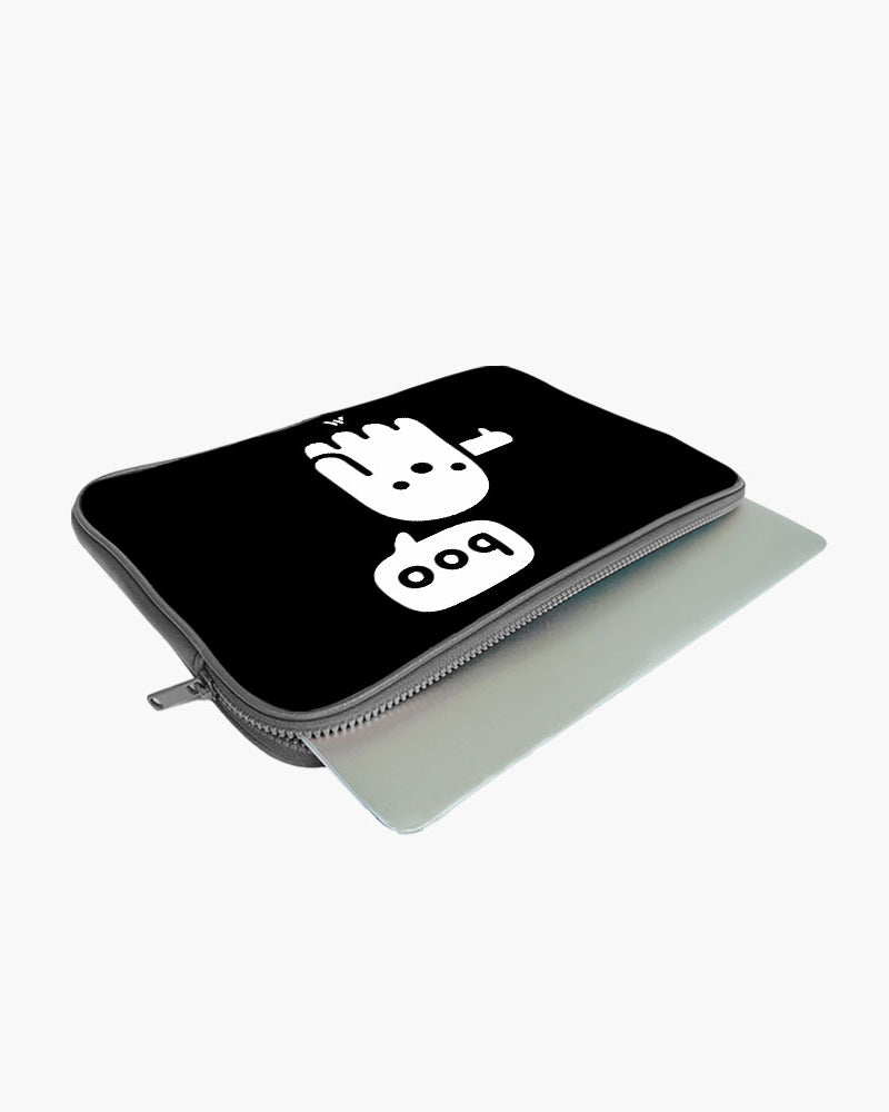 Ghostly Boo MacBook / Laptop-Sleeve Mobile Case by CoverMeUp - Style 16