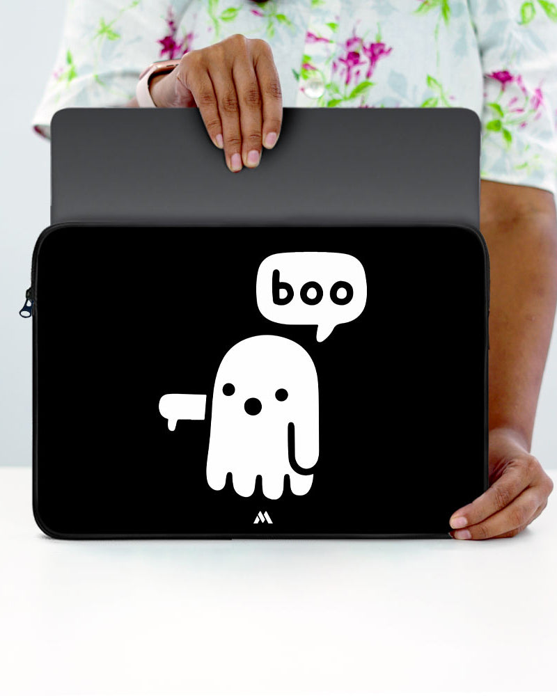 Ghostly Boo MacBook / Laptop-Sleeve Mobile Case by CoverMeUp - Style 39