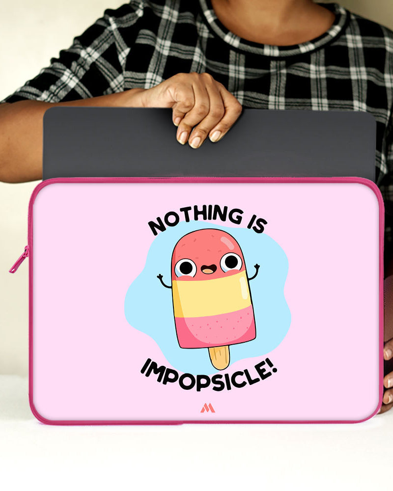 Nothing is Impopsicle MacBook / Laptop-Sleeve Mobile Case by CoverMeUp - Style 37