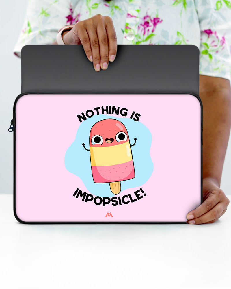 Nothing is Impopsicle MacBook / Laptop-Sleeve Mobile Case by CoverMeUp - Style 51