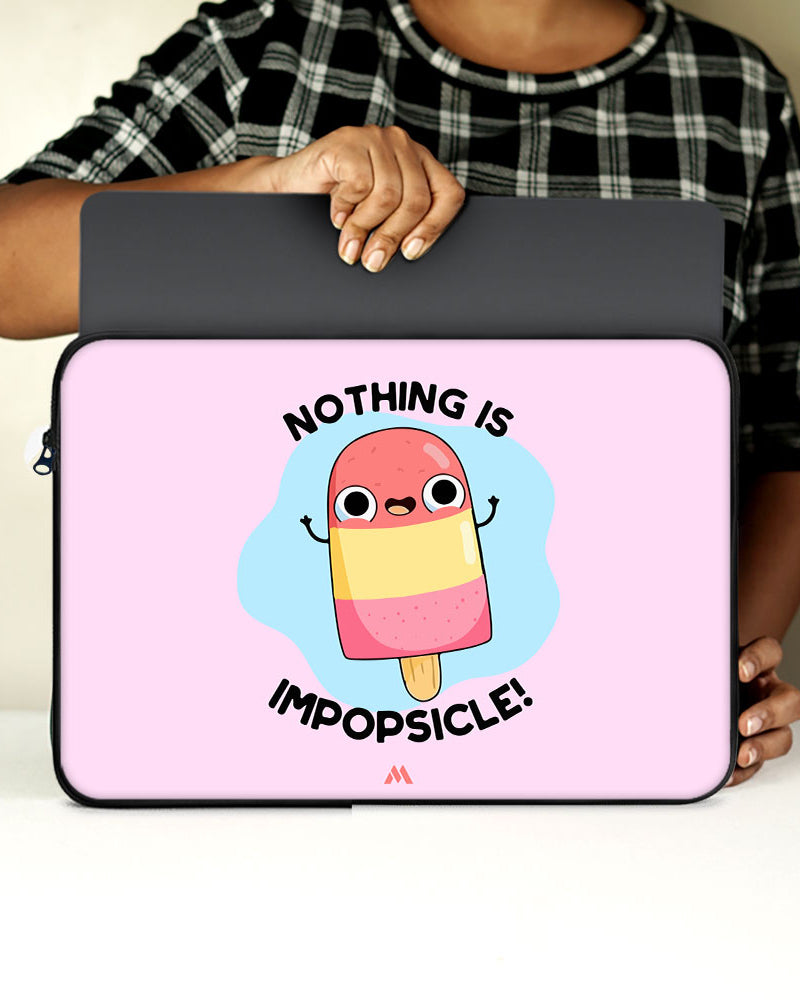 Nothing is Impopsicle MacBook / Laptop-Sleeve Mobile Case by CoverMeUp - Style 72