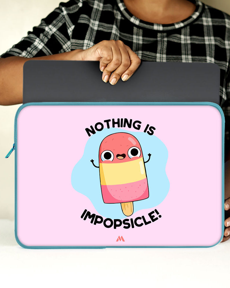 Nothing is Impopsicle MacBook / Laptop-Sleeve Mobile Case by CoverMeUp - Style 100