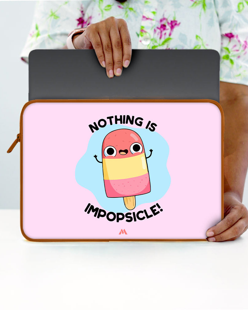 Nothing is Impopsicle MacBook / Laptop-Sleeve Mobile Case by CoverMeUp - Style 107