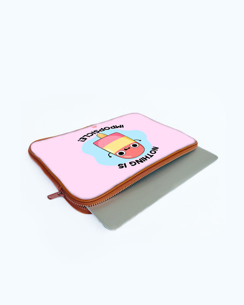 Nothing is Impopsicle MacBook / Laptop-Sleeve Mobile Case by CoverMeUp - Style 126