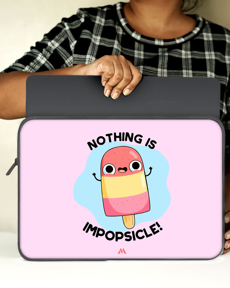 Nothing is Impopsicle MacBook / Laptop-Sleeve Mobile Case by CoverMeUp - Style 156