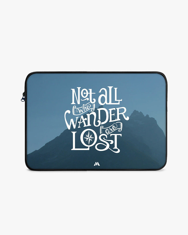 LOTR-Not All Who Wander Are Lost MacBook / Laptop-Sleeve Mobile Case by CoverMeUp