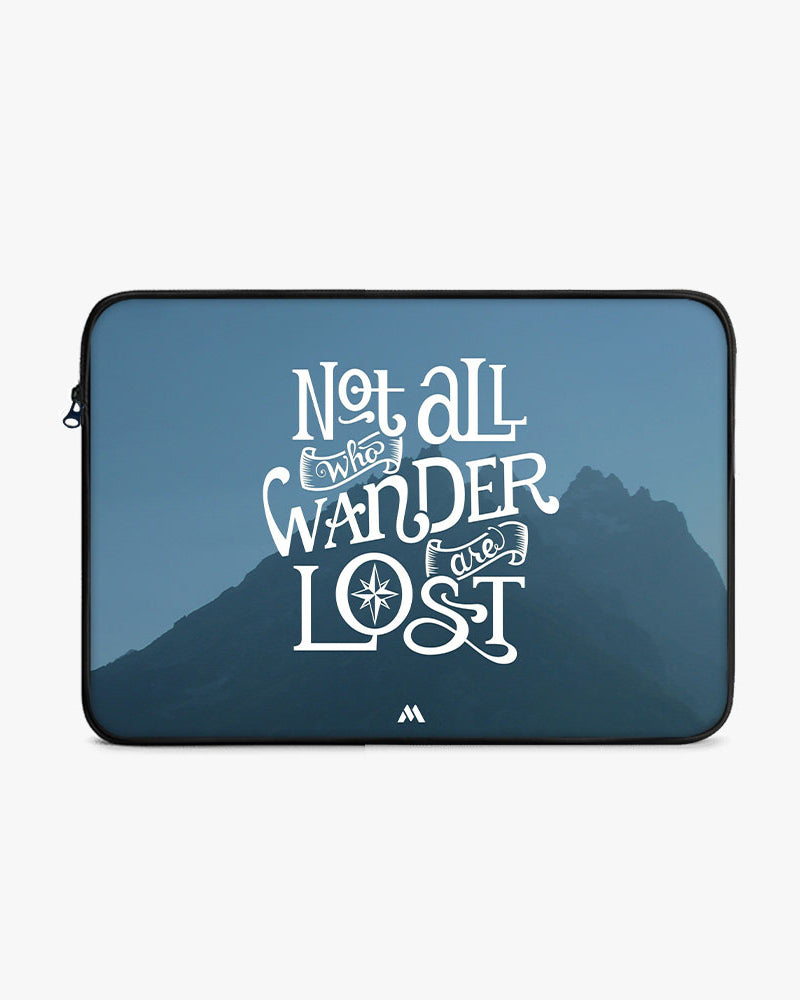 LOTR-Not All Who Wander Are Lost MacBook / Laptop-Sleeve Mobile Case by CoverMeUp - Style 2