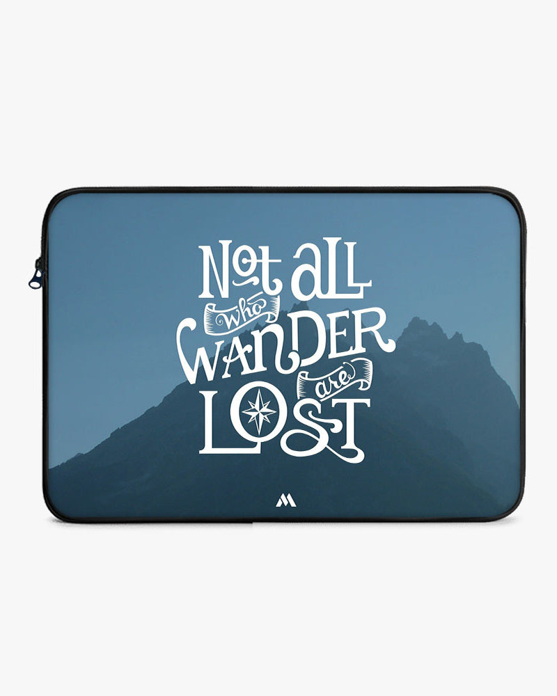 LOTR-Not All Who Wander Are Lost MacBook / Laptop-Sleeve Mobile Case by CoverMeUp - Style 3