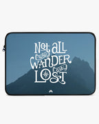 LOTR-Not All Who Wander Are Lost MacBook / Laptop-Sleeve Mobile Case by CoverMeUp - Style 33