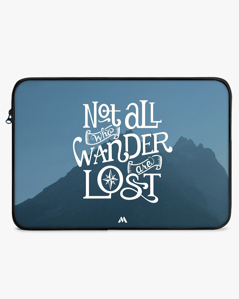 LOTR-Not All Who Wander Are Lost MacBook / Laptop-Sleeve Mobile Case by CoverMeUp - Style 4