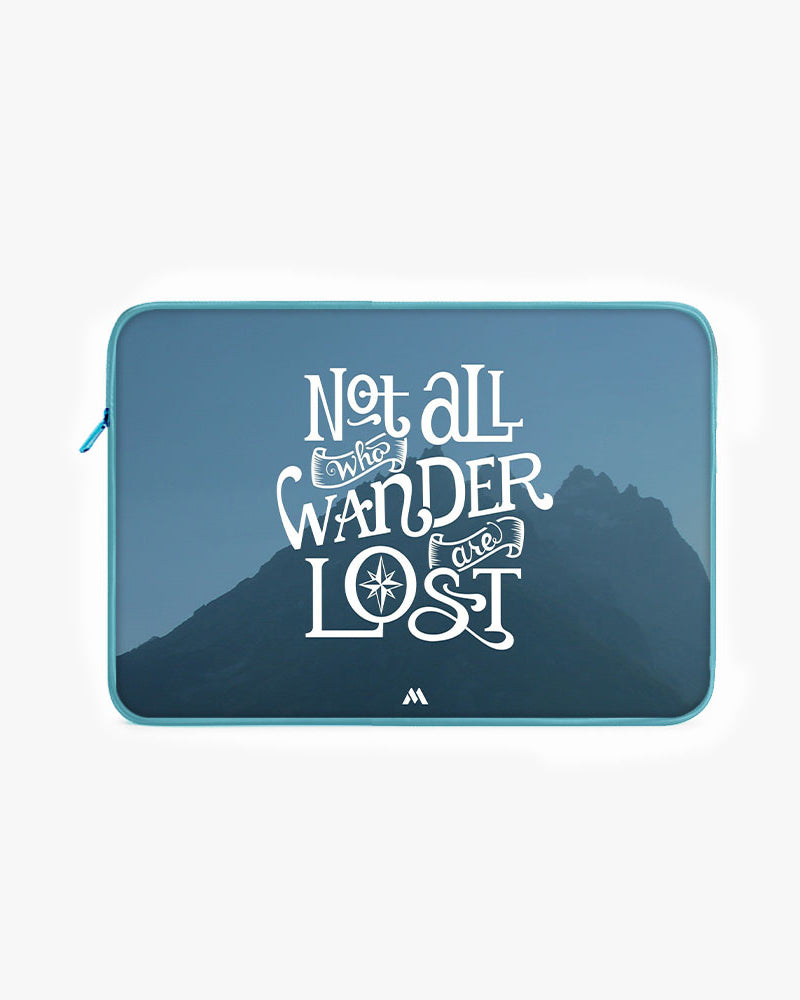 LOTR-Not All Who Wander Are Lost MacBook / Laptop-Sleeve Mobile Case by CoverMeUp - Style 5