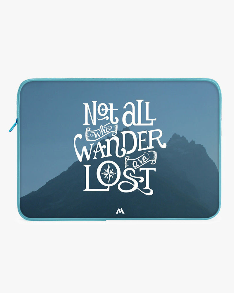 LOTR-Not All Who Wander Are Lost MacBook / Laptop-Sleeve Mobile Case by CoverMeUp - Style 54