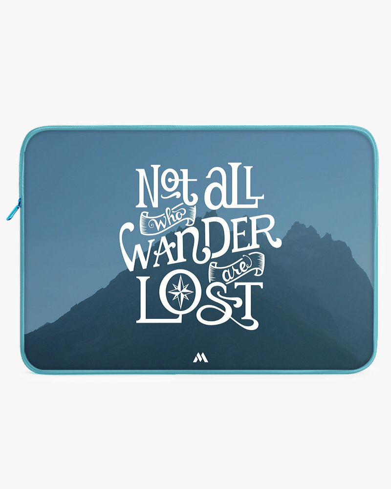 LOTR-Not All Who Wander Are Lost MacBook / Laptop-Sleeve Mobile Case by CoverMeUp - Style 8