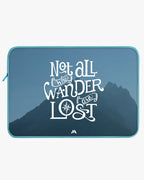 LOTR-Not All Who Wander Are Lost MacBook / Laptop-Sleeve Mobile Case by CoverMeUp - Style 61