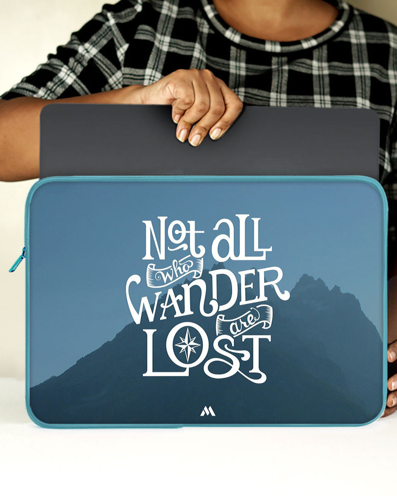 LOTR-Not All Who Wander Are Lost MacBook / Laptop-Sleeve Mobile Case by CoverMeUp - Style 64