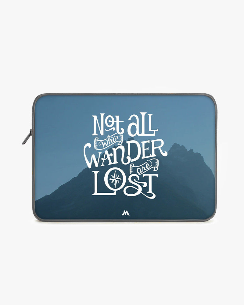 LOTR-Not All Who Wander Are Lost MacBook / Laptop-Sleeve Mobile Case by CoverMeUp - Style 68