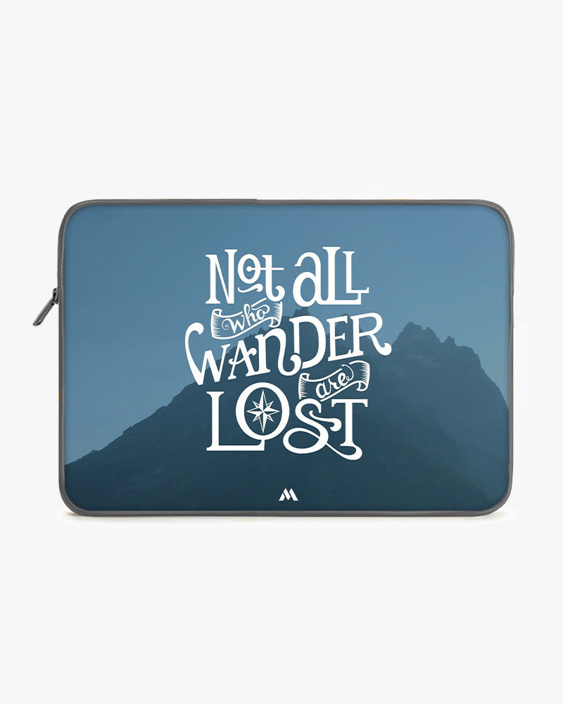 LOTR-Not All Who Wander Are Lost MacBook / Laptop-Sleeve Mobile Case by CoverMeUp - Style 75