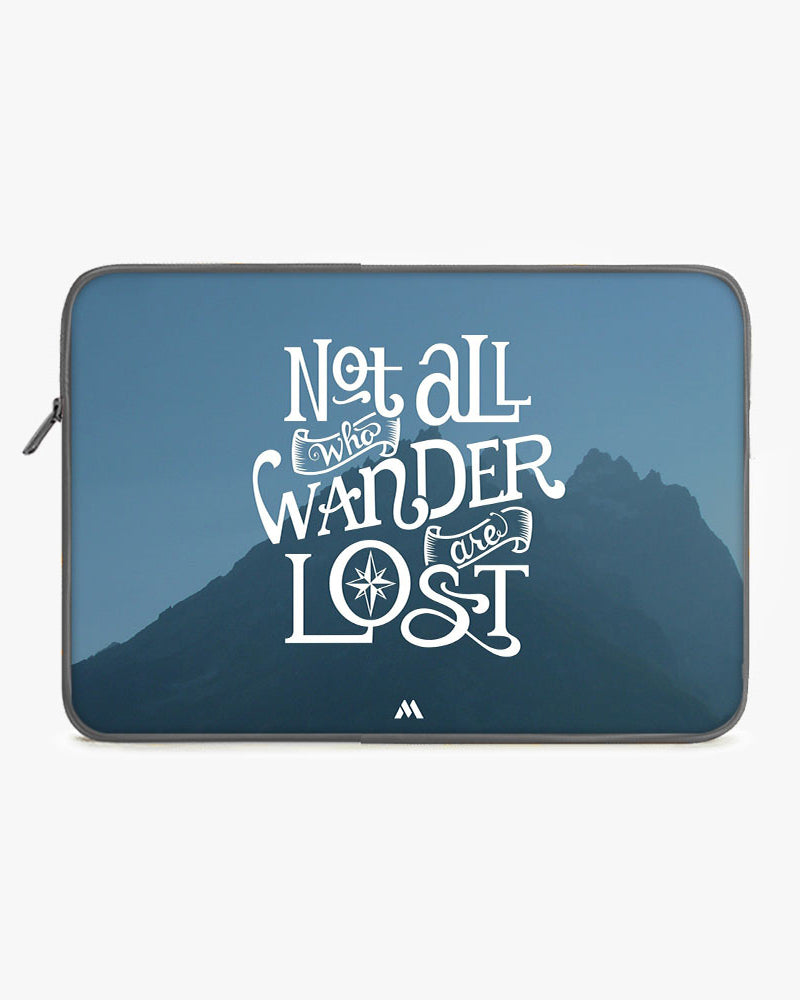 LOTR-Not All Who Wander Are Lost MacBook / Laptop-Sleeve Mobile Case by CoverMeUp - Style 11