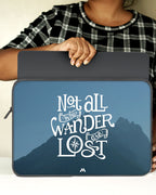 LOTR-Not All Who Wander Are Lost MacBook / Laptop-Sleeve Mobile Case by CoverMeUp - Style 85
