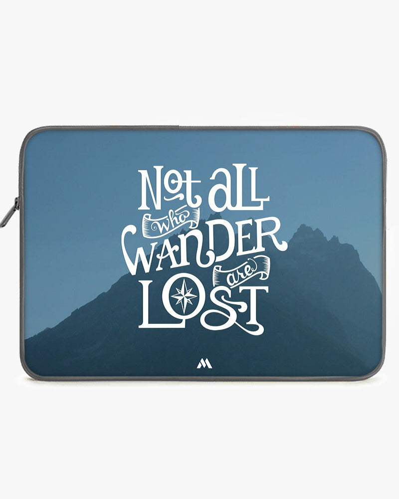 LOTR-Not All Who Wander Are Lost MacBook / Laptop-Sleeve Mobile Case by CoverMeUp - Style 12