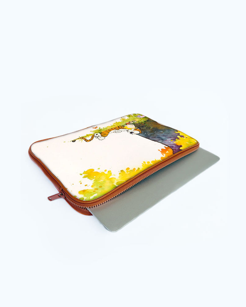 Calvin Hobbes Under Tree MacBook / Laptop-Sleeve Mobile Case by CoverMeUp - Style 34