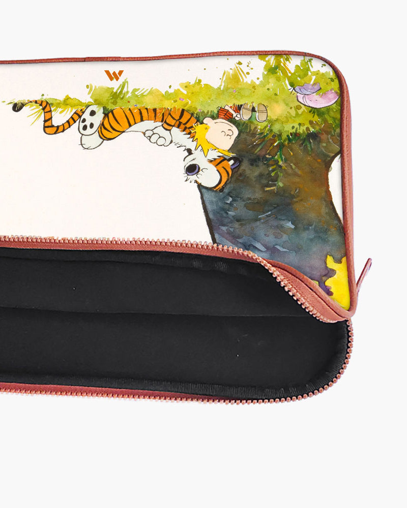Calvin Hobbes Under Tree MacBook / Laptop-Sleeve Mobile Case by CoverMeUp - Style 35