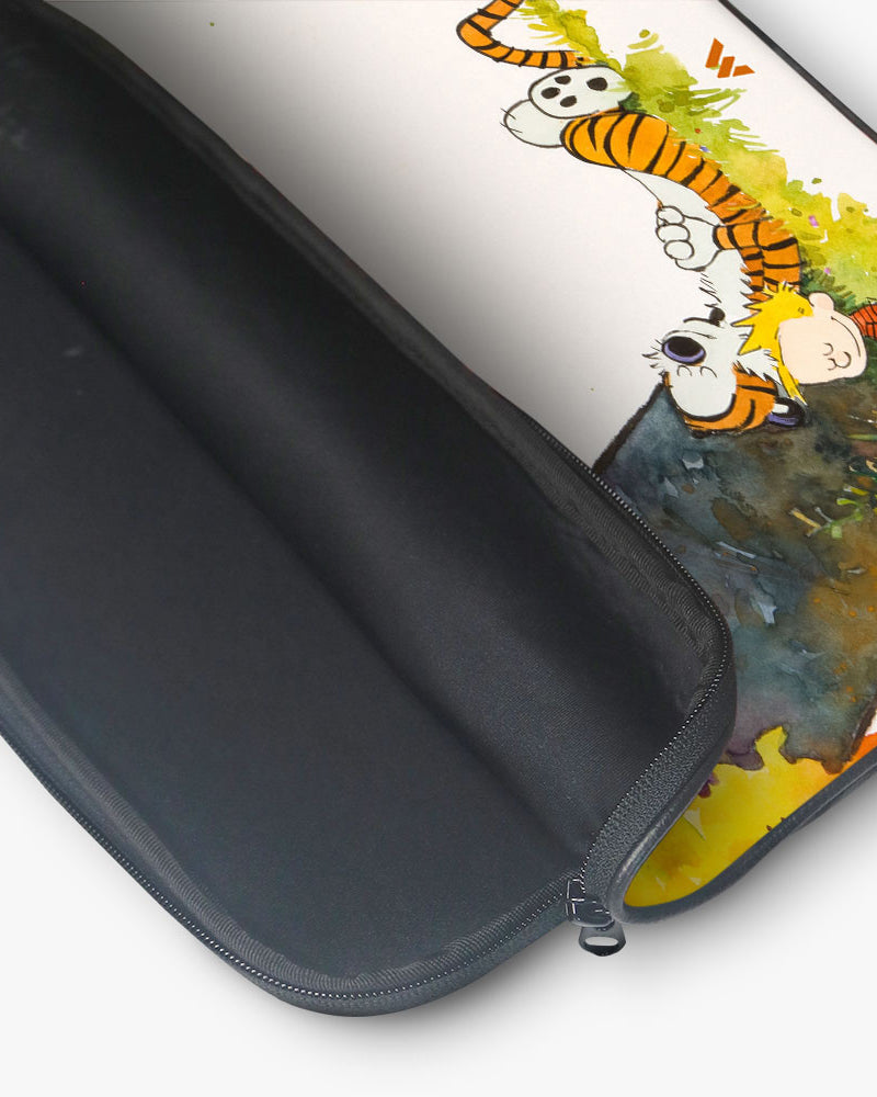 Calvin Hobbes Under Tree MacBook / Laptop-Sleeve Mobile Case by CoverMeUp - Style 56
