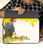 Calvin Hobbes Under Tree MacBook / Laptop-Sleeve Mobile Case by CoverMeUp - Style 57