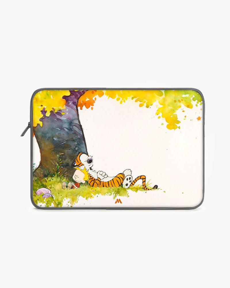Calvin Hobbes Under Tree MacBook / Laptop-Sleeve Mobile Case by CoverMeUp - Style 9