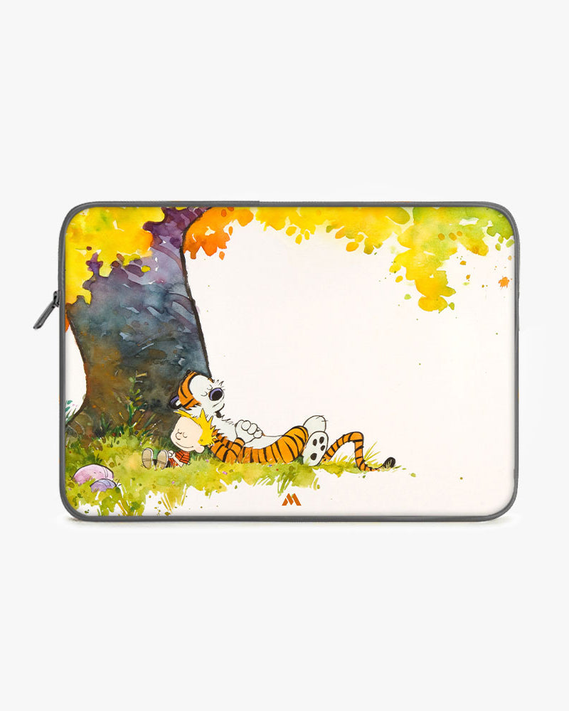 Calvin Hobbes Under Tree MacBook / Laptop-Sleeve Mobile Case by CoverMeUp - Style 10