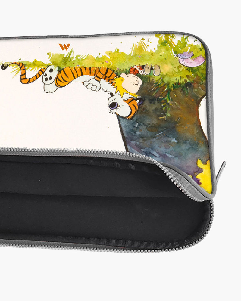 Calvin Hobbes Under Tree MacBook / Laptop-Sleeve Mobile Case by CoverMeUp - Style 77