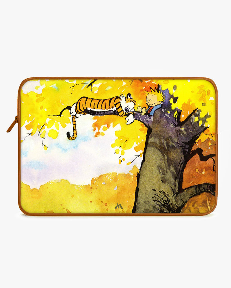 Calvin Hobbes Idyllic Life MacBook / Laptop-Sleeve Mobile Case by CoverMeUp - Style 3