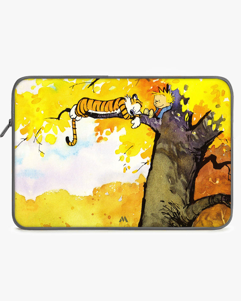 Calvin Hobbes Idyllic Life MacBook / Laptop-Sleeve Mobile Case by CoverMeUp - Style 89