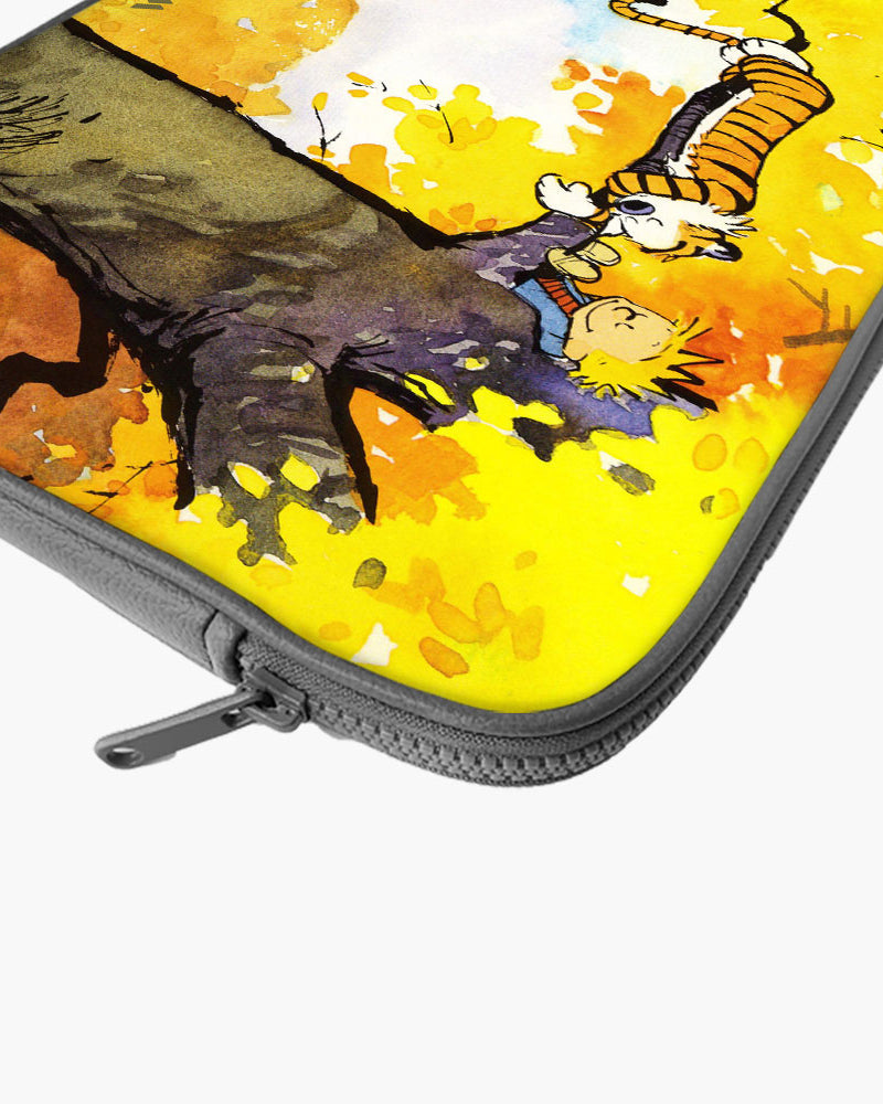 Calvin Hobbes Idyllic Life MacBook / Laptop-Sleeve Mobile Case by CoverMeUp - Style 93