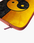 Yin-Yang in Gold MacBook / Laptop-Sleeve Mobile Case by CoverMeUp - Style 23