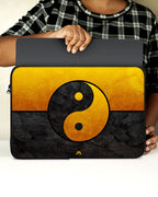 Yin-Yang in Gold MacBook / Laptop-Sleeve Mobile Case by CoverMeUp - Style 64